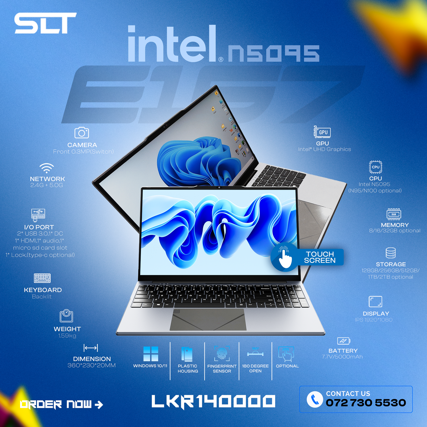 SE-157 N5095 Touch Screen